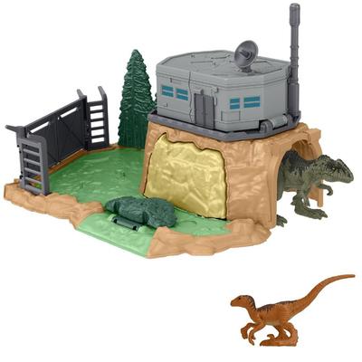 Mattel Юрский мир: Новый набор минифигурок Правитель - Нашествие Гиганотозавра! [Возраст 4+] HFF12
