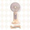 Portable Retro Handheld Mini Fan with USB Charging and Phone Holder