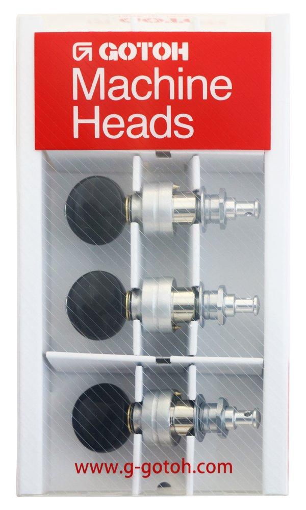 GOTOH Ukulele Peg Planetary Type UBB Button Chrome White UPTL-UBB-CWX