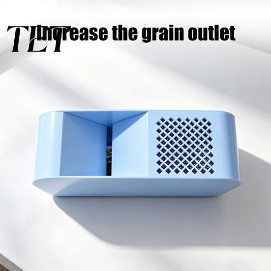 Quiet Birdseed Air Separator Electric Shell Separator, Bird Feed Blowing Machine, Automatic Millet Husk Remover for Parrots Cockatiels Food