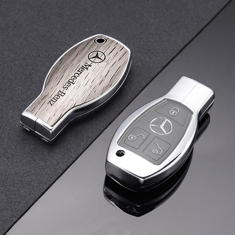 SFX1 For Mercedes Benz A B C E Class GLS GLA GLK GLC CLS CLA AMG W176 W204 W205 W212 W463 Leather Car Remote Key Case Cover Shell