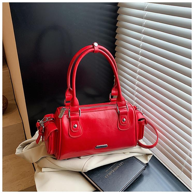 IELGY Korean Version High-End Fashion All-Match Portable Commuter Bowling Bag
