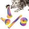 Folding Spring Shaped Toys Colored Elastic Spring Interactive Cat Tearing Stick Providing Fun And Excitement For Pet Toy Accesso