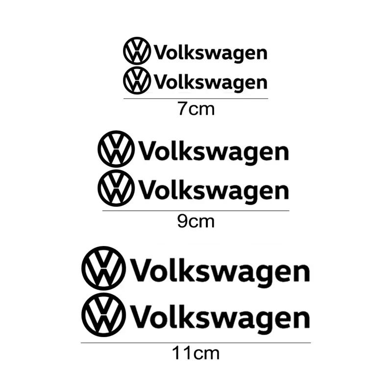 Для VOLKSWAGEN VW 6 шт. Автомобильные наклейки на суппорты, стайлинг кузова для Volkswagen Touareg Jetta Scirocco Beetle Tiguan Golf Passat
