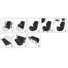 Leopard Print Short Plush Universal Car Seat Cover Winter Seat Covers Fit For Most Car SUV Truck Vans Car Accessories Interior