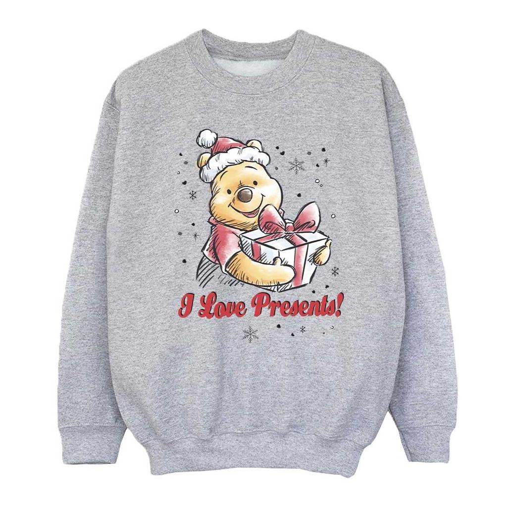 Disney Girls Winnie The Pooh Love Presents Sweatshirt