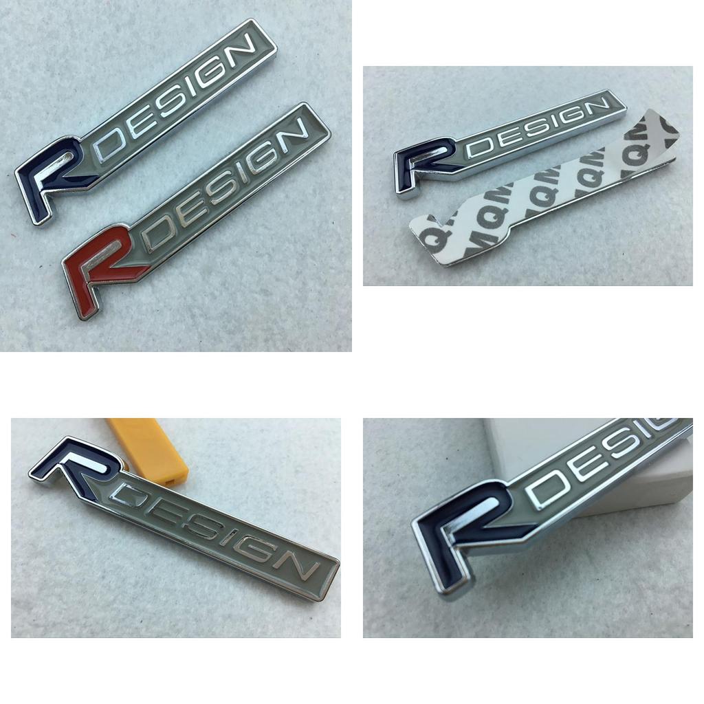 Премиальный 3D Металлический R Design Эмблема-значок с буквой R Наклейка на автомобиль для Volvo Xc60 X