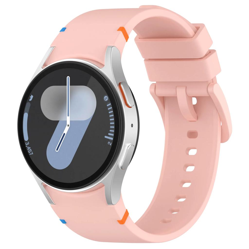 Soft Silicone Strap for Samsung Galaxy Watch 4 5 6 7 44mm 40mm/6 Classic 4mm 43mm Wristband Watch 5 Pro 45mm/4 Classic 46mm 42mm