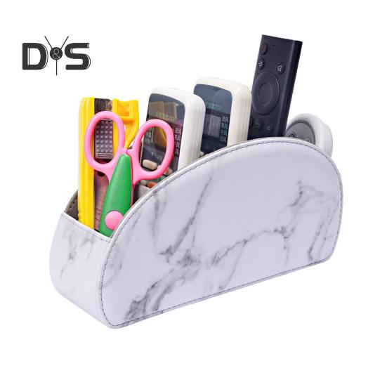 Ящик для хранения пульта дистанционного управления с 5 отделениями, большой вместимостью, органайзер для хранения пульта дистанционного управления, держатель для ручек