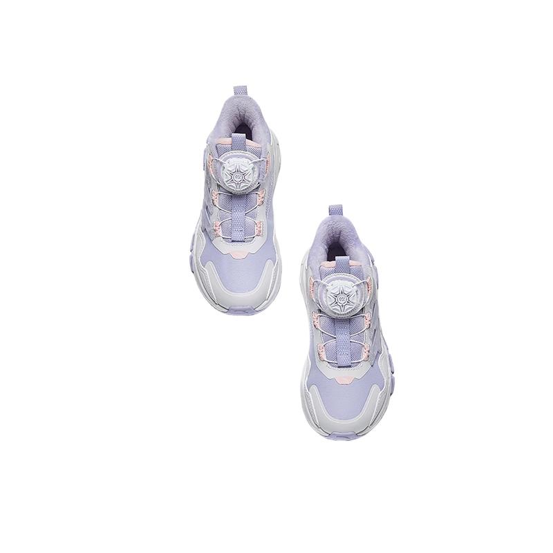 Anta Модные Удобные Универсальные Детские Ботинки Детские ботинки Cold-Ling-Purple Anta-White 322449974N-1