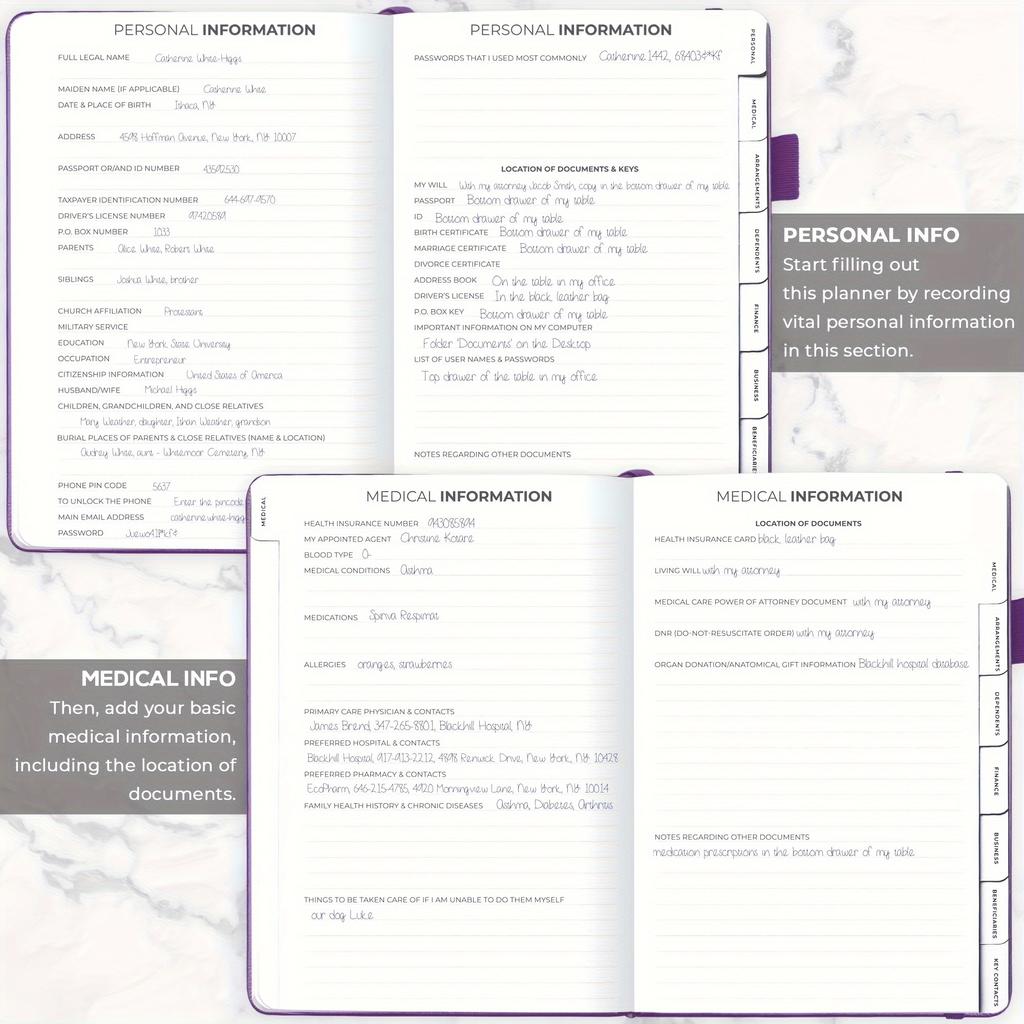 Справочник по планированию жизни для пожилых людей - Руководство по планированию наследования и бенефициаров A5, завещание и подготовка к похоронам