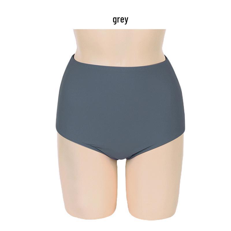 Women's High Waist Plus Size Boyleg Swim Shorts - Anti-Embarrassment Triangle Bikini Briefs