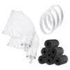 Pool Cleaner Parts Set Pool Cleaner Replacement Part All Purpose Tires Sweep Hose Scrubber Pool Maintenance Tool for Polaris 280 480
