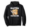 Gluten Hates Me Angry Bread Gluten Free Gift Hoodie
