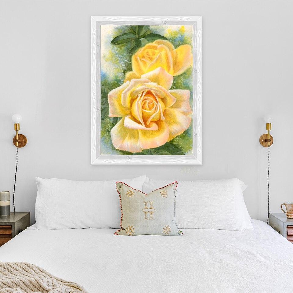 Новый 5D DIY алмазная живопись цветы Алмазная вышивка пейзажи вышивка крестиком полная круглая дрель домашний декор ручной художественный подарок