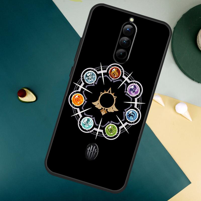 Чехол Genshin Impact Elements для ZTE Nubia Red Magic 9 8 Pro Plus Red Magic 8S Pro 6 7 6S 7S Pro 5G 5S 6R