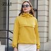 ZIAI 2023 Spring Women's Jacket Short Trench Coat Simple Pullover Women Coat Simple Casual Quality Windbreaker Jackets ZS-30011