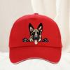 Улыбающийся GerUnisex Мультяшная шапка-бейсболка с овчаркой Весна и Лето Snapback Кепка Повседневная Уличная одежда Спортивная шапка