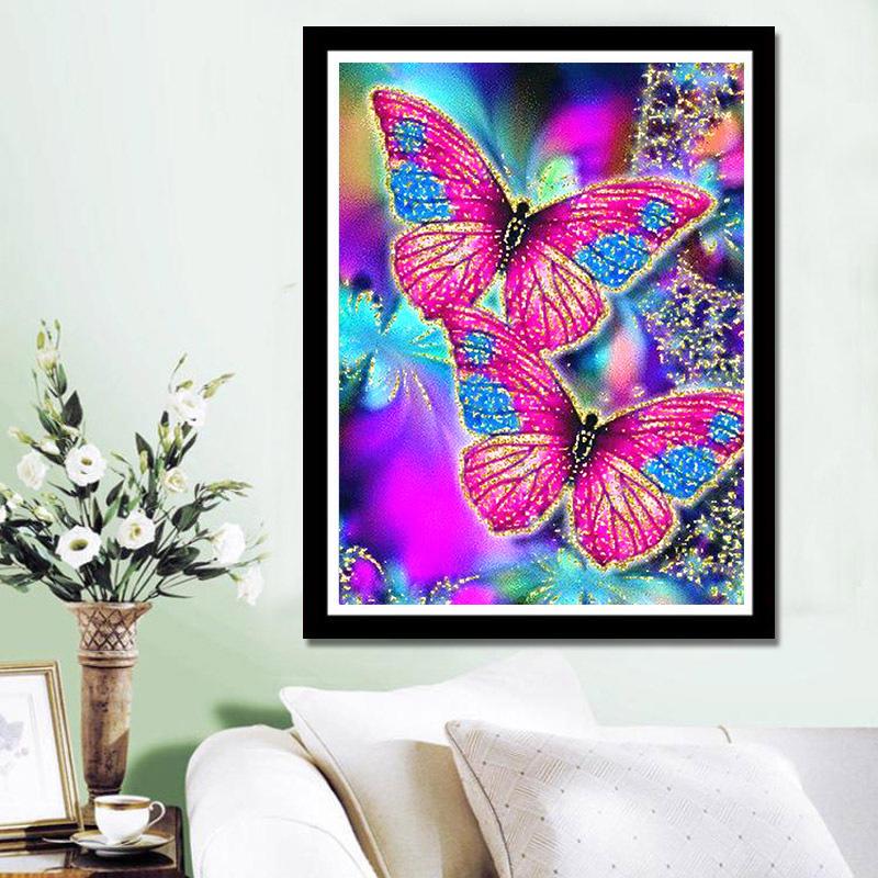 5D DIY Diamond Painting Butterfly Crystal Drawing Gift Full Diamond Mosaic Cross Stitch