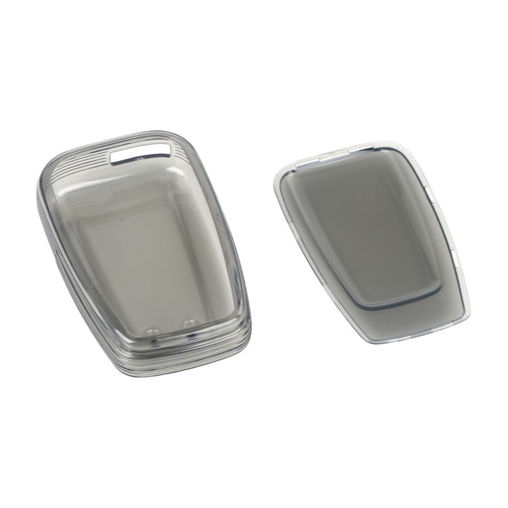 1Pcs Black Transparent Key Fob Case Cover For To1yota Highlander RAV4 Camry Corolla 2018-2023