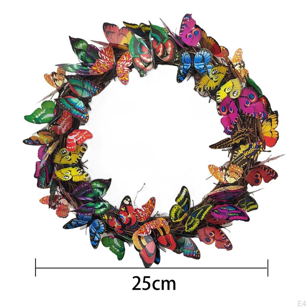 Floral Wreath for Front Door - Indoor Outdoor Decor