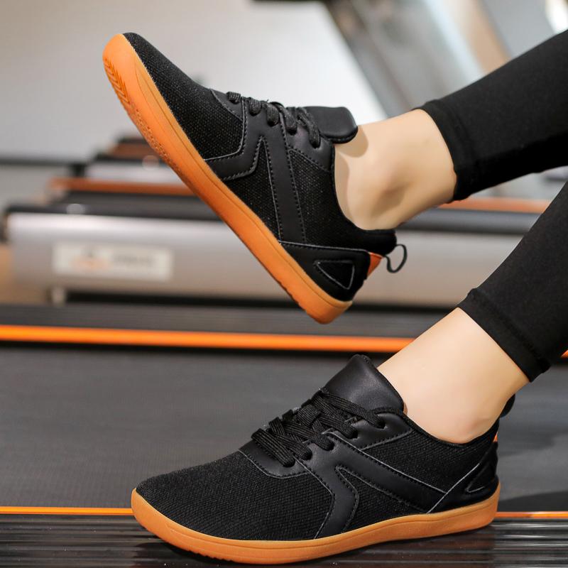 Широконосые повседневные спортивные туфли для пар, обувь для ходьбы босиком, плоская обувь, дышащие сетчатые кроссовки для кросс-тренинга