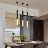 Modern Chandelier Tube Light Living Room Pendant Light Hanging Ceiling Lamp Dining Room Fixture