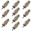 BNC To RCA Plug F-Factory Converters! 10-Pack AD412-10P