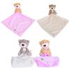 Baby Kids Comforter Washable Blanket Teddy Bear Soft Smooth Toy Plush Stuffed Baby Towel