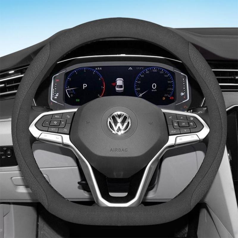 Чехол на руль автомобиля типа D для VW Sharan Passat Caddy Touran Tiguan Golf Polo Teramont Atlas T-Roc T-cross
