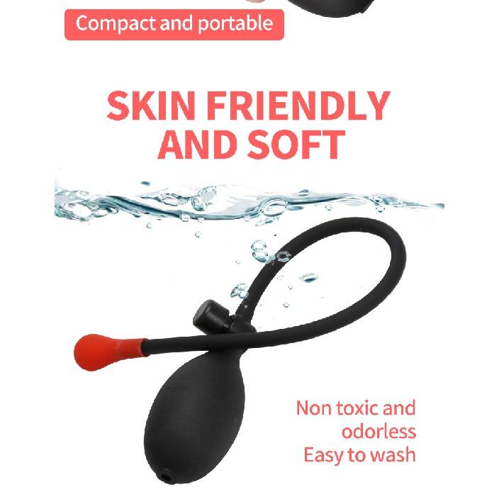 Силиконовый расширяемый надувной анальный массажер для влагалища, расширитель, анальная пробка, БДСМ, секс-игрушка для мужчин