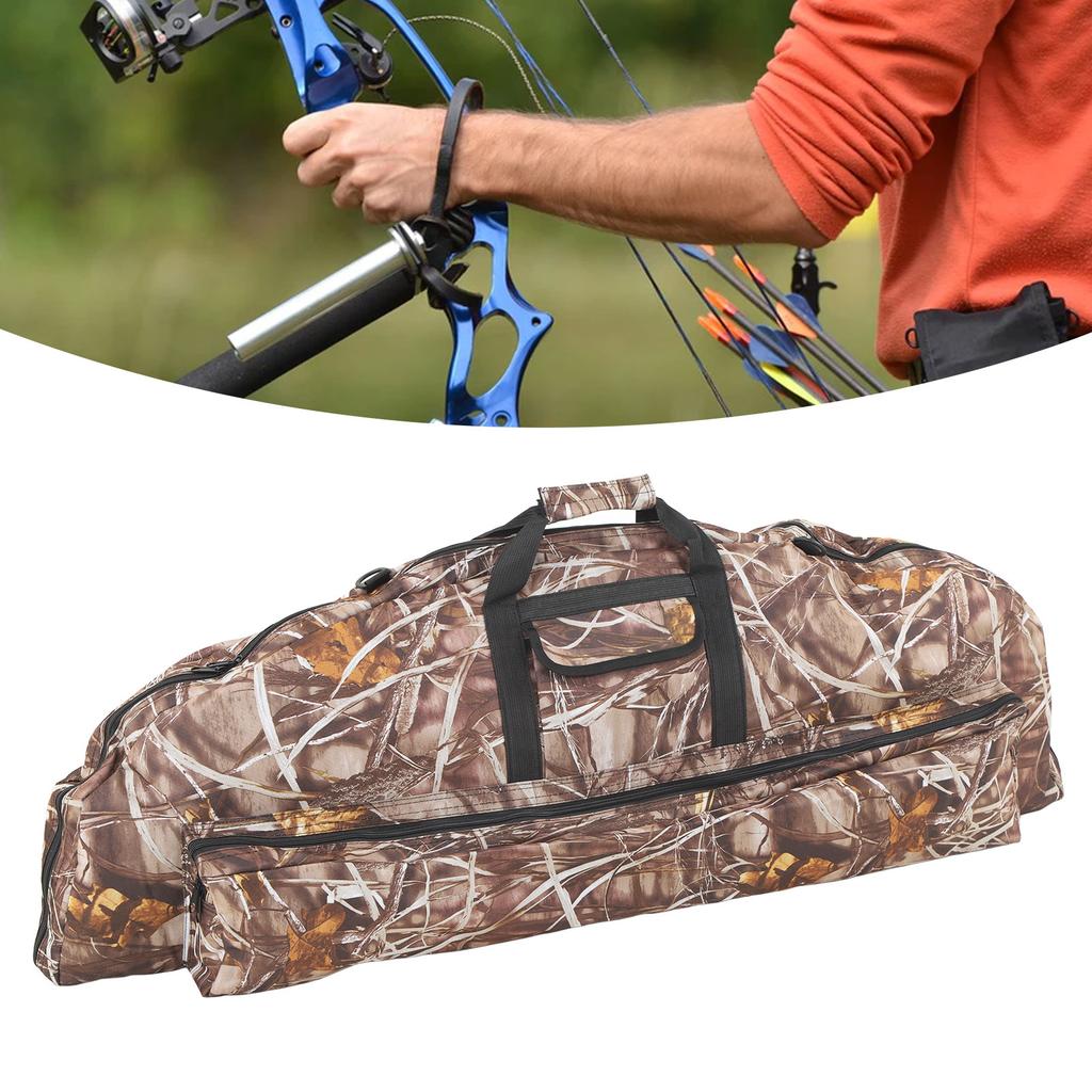 Compound Bow Bag Large Capacity Comfortable Grip Portable Bow Bag with for Outdoor 115cm