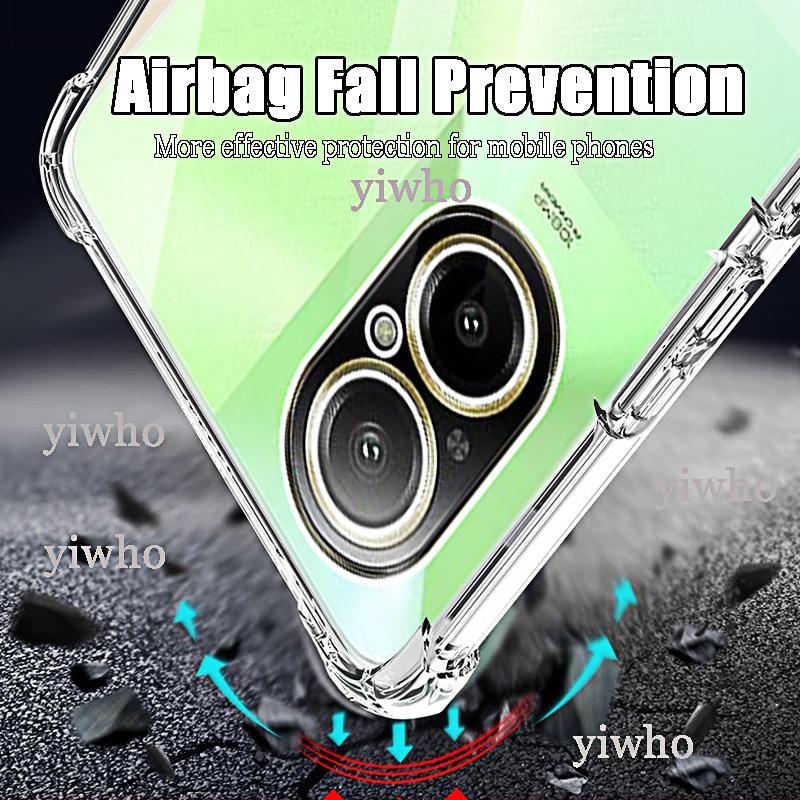 Safety Case for Oppo Realme C67 4g 5g C55 C53 C51 C35 C33 2023 Back Tpu Clera Phone Cover Anti-Scratch Transparent Protector