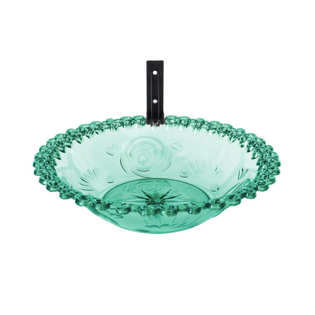 Пластиковая поилка для птиц на открытом воздухе, настенная поилка для птиц, поилка для птиц на дереве, подходит для садового забора, террасы, двора, украшения патио