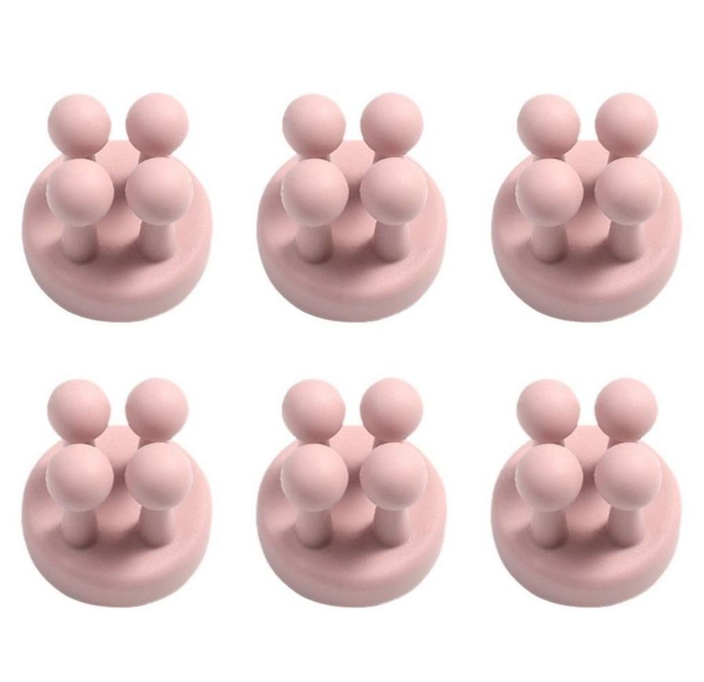 Self Adhesive Silicone Hook Bathroom Razor Holder Storage Hook Wall Shaving Shaver Shelf Toothbrush Holders Organization