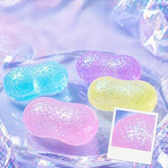 Пластичная игрушка для снятия стресса, шарик из мальтозы и арахиса, медленно поднимающаяся, мягкая TPR-игрушка-непоседа, сенсорная плотная обертка, ручной мячик-антистресс при тревожности