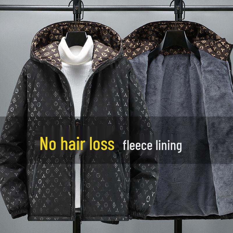 Европейская модная мужская клетчатая жаккардовая куртка с воротником-стойкой - Весенне-осенний повседневный топ в корейском стиле