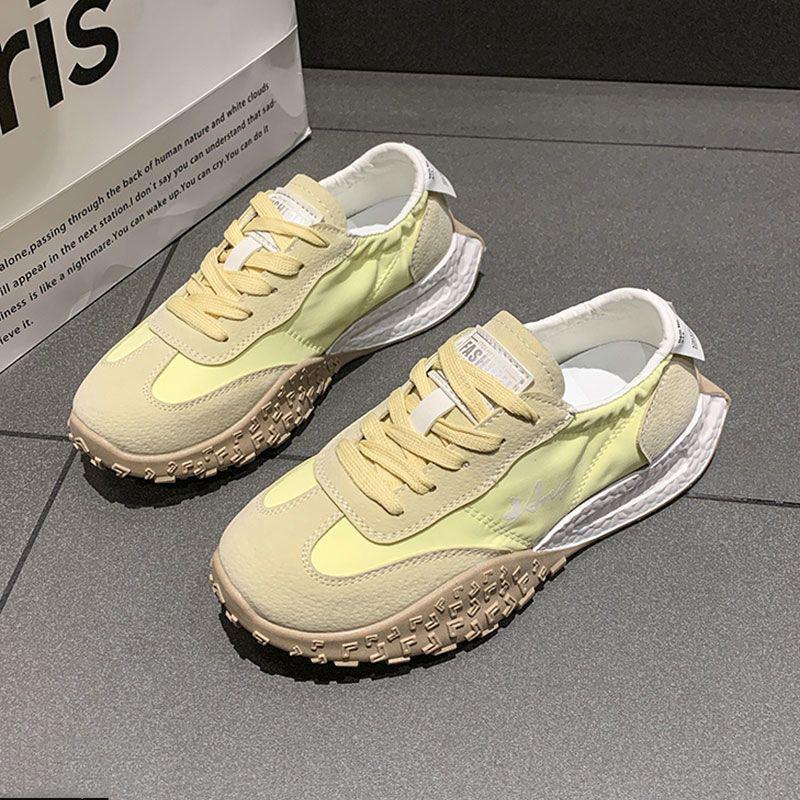 Женская обувь из сатина, обувь Форреста Гампа, платформенная подошва, модная, универсальная, дышащая, увеличивающая рост, повседневная спортивная обувь, немецкая тренировочная обувь