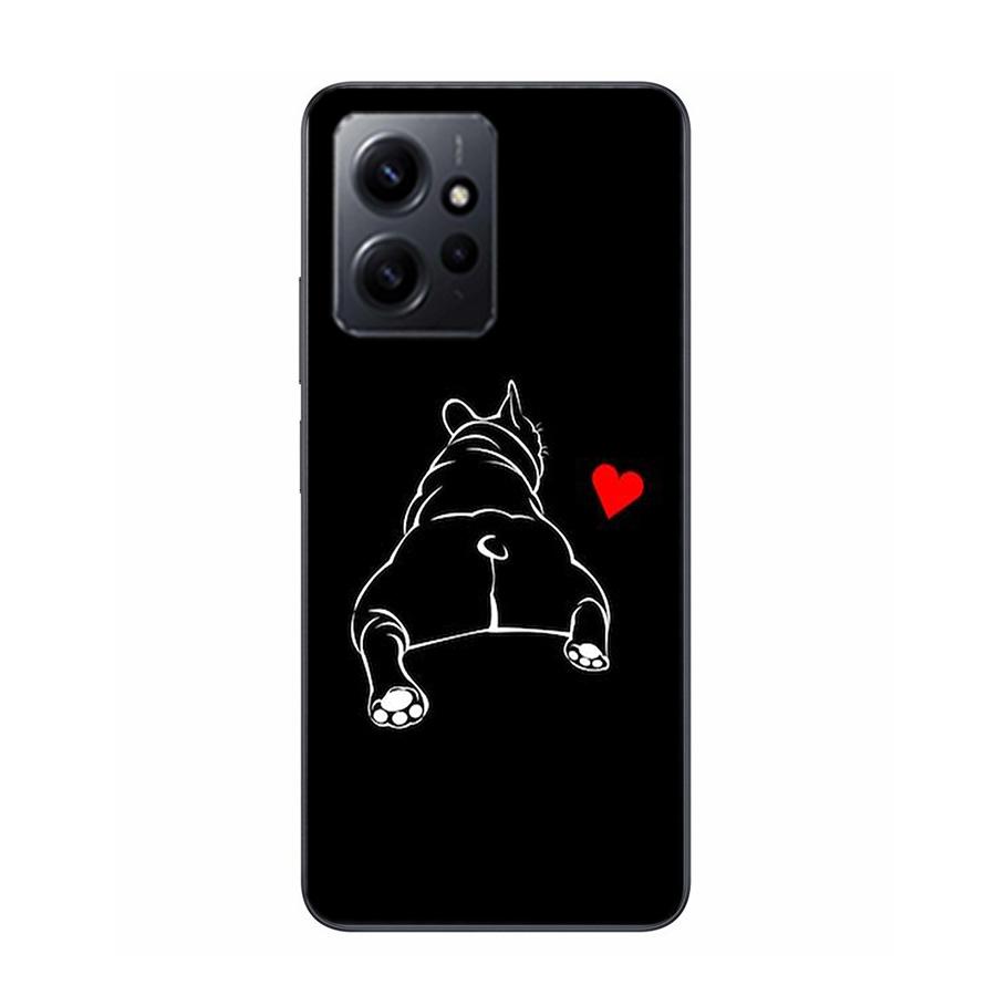 French Bulldog Black White Phone Case For Redmi Note 13 5G 14 Pro Plus Redmi 12 12C 13C 14C 10 10A 10C 9 9C 9T 9A 8 8A K70 Pro T