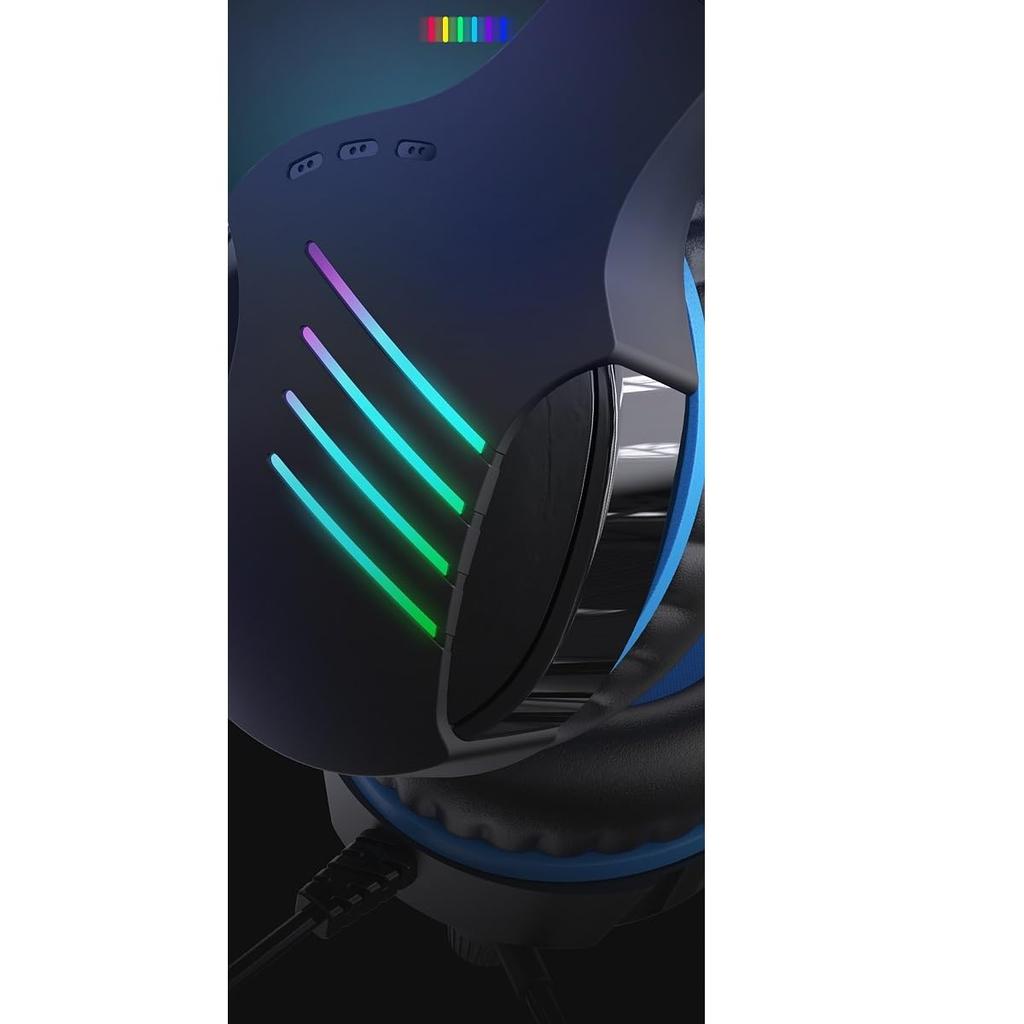 LAZOS Gaming Headset 3D Stereo Surround Sound L-GH2-BL