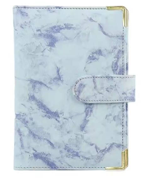 A5 A6 White Black Color Marble Binder DIY Binder Only Cover Diary Agenda Planner Paper Cover School Stationery