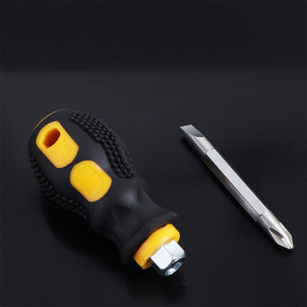 Compact Radish Head Screwdriver Phillips Slotted Screwdriver Mini Screwdriver DIY