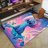 Stitch Space Adventure Carpet For Playroom Bedroom Living Room Sofa Home Decorkids Game Area Rug Nonslip Floor Mat