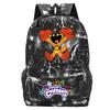 Cartoon Printed Children'S Backpack, Animation Schoolbag, Male And Female Primary And Secondary School Students Outdoor Travel Backpack