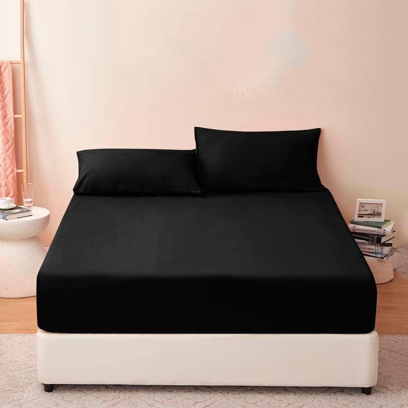 2026 НОВЫЙ Водонепроницаемый Наматрасник Однотонный Защитник Простынь на Резинке Защита от Пыли Клещей и Бактерий Постельное Белье с Резинкой