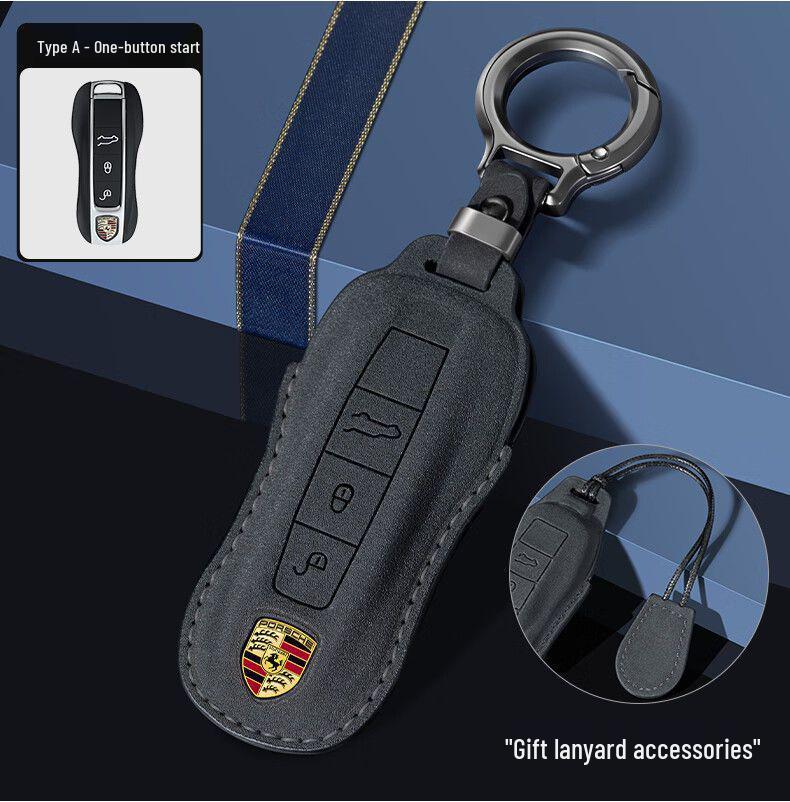 Премиальный чехол-держатель для ключа автомобиля Porsche Macan