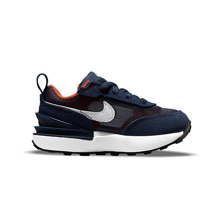 Nike Waffle One TD Midnight Navy Детские кроссовки Сине-оранжевый с оттенком дыни DC0479-401