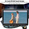 Универсальный 10,1-дюймовый HD сенсорный экран Indash Android13 1Din автомобильный мультимедийный MP5-плеер Mirror Link GPS-навигация Авторадио Аудио Стерео