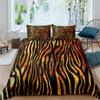 3D Print Leopard Bedding Set Queen King Soft Bedclothes Twin Bohemian Print Duvet Cover With Pillowcase Polyester Quilt Cover