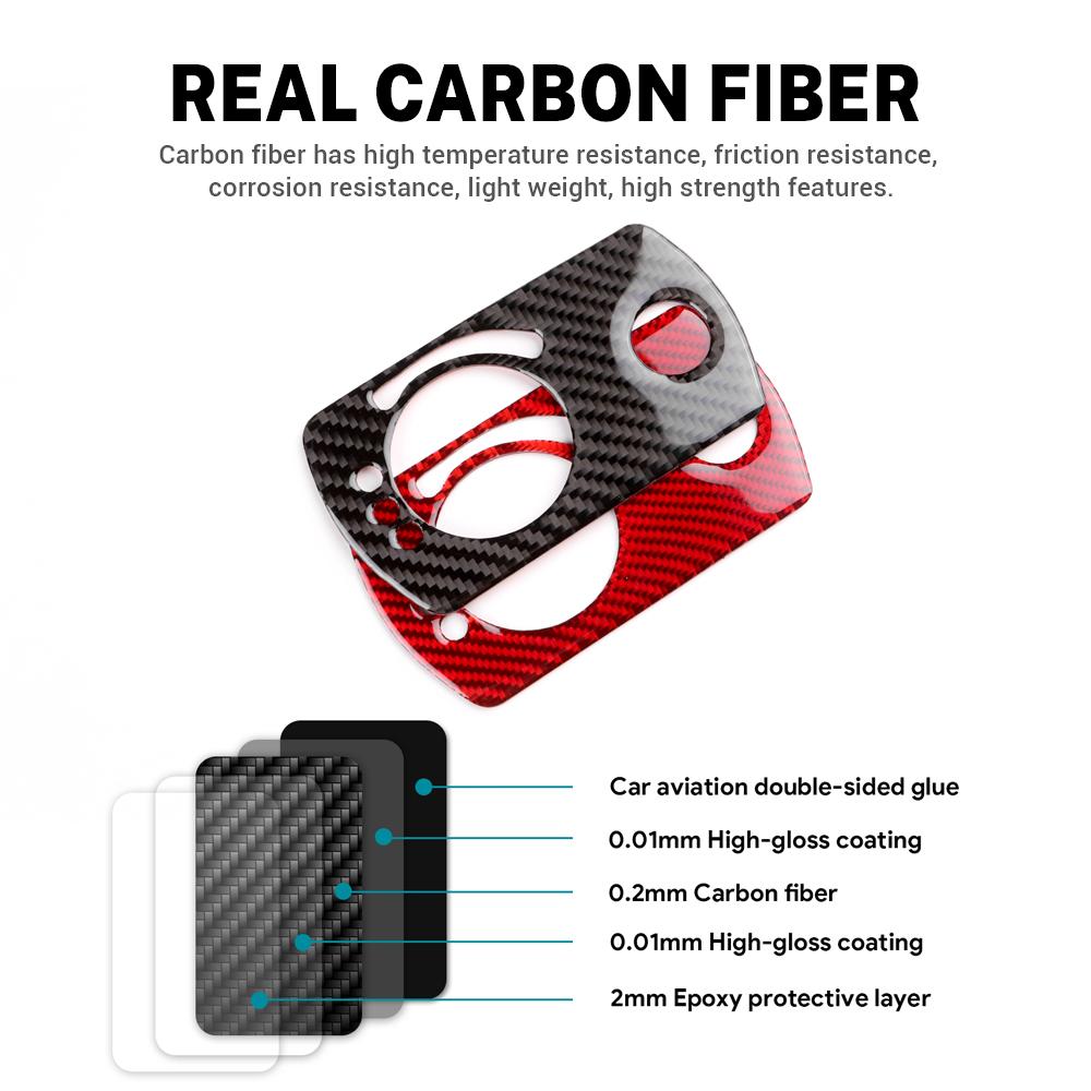 Наклейка-накладка из настоящего мягкого углеволокна для Mercedes Benz SLK R171 2004 2005 2006 2007 2008 2009 2010 Рамка переключателя фар автомобиля